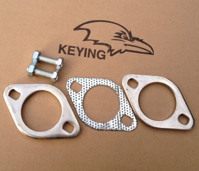 Professional modification exhaust flange diameter 51 flange Exhaust pipe flange gasket Automotive modification accessories flange sheet