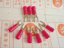 Red fork pre-insulated terminal SV1 25-3 terminal cold-pressed terminal 1 yuan 10