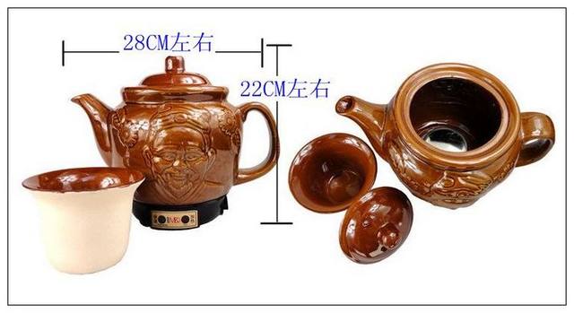 3 liter Li Shizhen lid old man's head lid 3L4L5L6L7L8L decoction pot lid accessories Chinese medicine pot lid