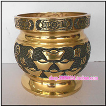 Taiwan fine copper plate incense incense incense Buddha furnace Incense net furnace * Taiwan inch 6 inch pure copper ingot furnace gold