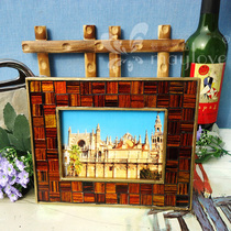 Home horizontal photo frame decoration creative photo frame square photo frame frame high-grade customization