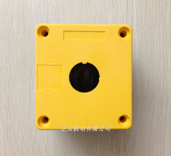 One hole control button box switch box 1-hole button BX1-22 BX1-22 BX1-25 BX1-30 yellow