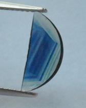 Natural Sapphire bare stone surface strange moon shaped sapphire ljs1313 special price