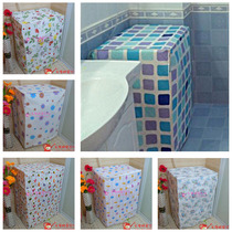 Printed double-layer thick laundry hood cover dust cover waterproof and oil-proof