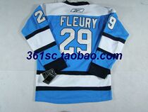 NHL Pittsburgh Penguins FLEURY 29# Full embroidered childrens wear ice hockey suit hockey suit