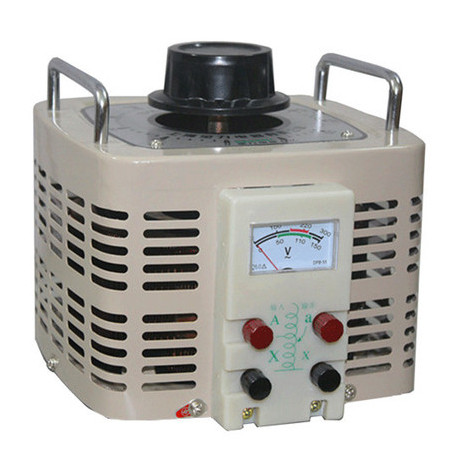 Shanghai fully-single-phase contact-type voltage regulator TDGC2-3KVA 3000VA 2100W 0-250V adjustable
