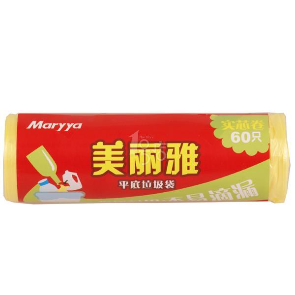 美丽雅 平底垃圾袋 中号60个装 一号店