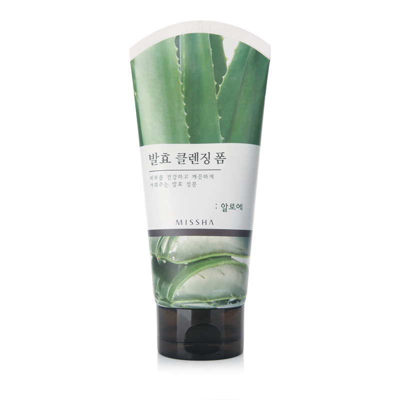 Missha谜尚 发酵保湿洁面泡沫 芦荟 150ml