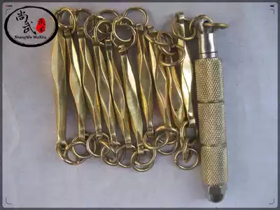 Shangwu martial arts pure bronze nine-section whip martial arts nine-section whip