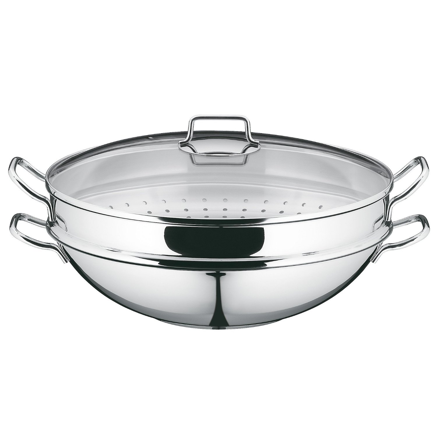 100% German original imported WMFWMF36cm stainless steel Chinese frying pan steamer 0792566040
