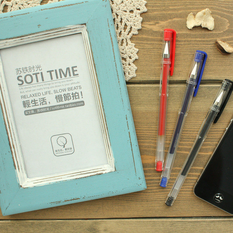 Japan UNI Mitsubishi UM-100 Brief Transparent Ink Pen pen signature pen office supplies 0 5mm