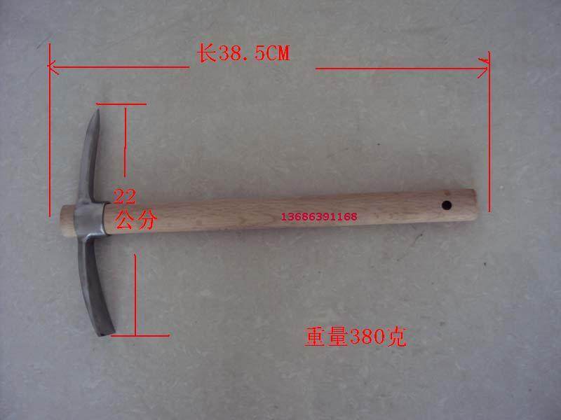 Stainless steel Xiaoice pickaxe, mountaineering pickaxe, camping, fishing, camping 38.5 long expedition adventure vehicle