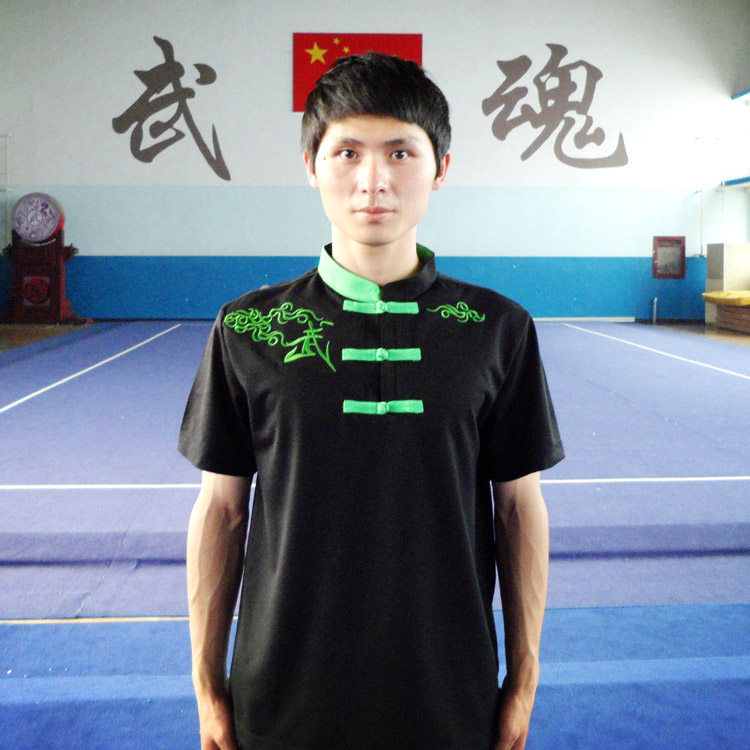 Factory direct sales: Martial arts Taichi T-shirt Embroidery martial arts culture shirt Children Taichi culture shirt short sleeve T-shirt