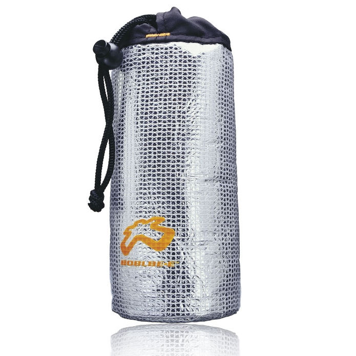 BOBLBEE baby outdoor thermos bottle bag external hanging bottle bag Silver 0.6 liter bottle bag