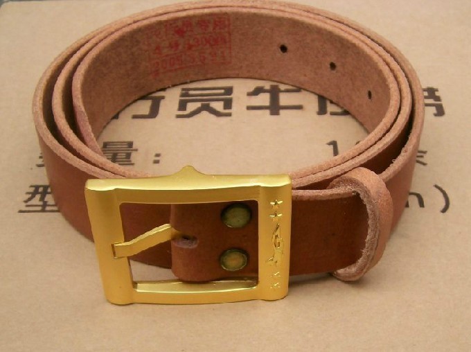 Belt cowhide belt pilot belt 05 pilot cowhide belt