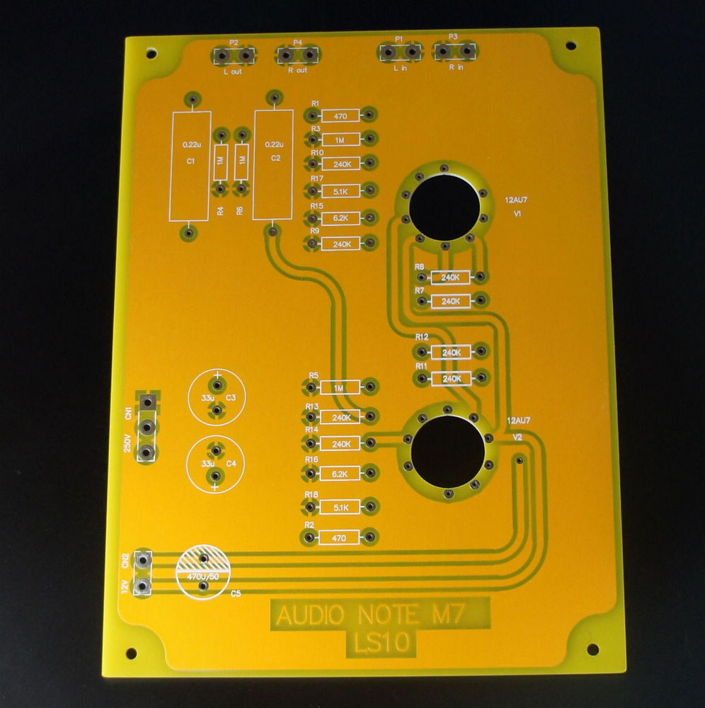 LITE Lite LS10 vacuum tube front level empty plate (AUDIO MOTE M7 line)