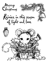 Impression-Obsession Winter Clear Stamp* Stamp MC143 Light Up