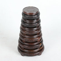 Haolinxuan Black Azimu vase base Double dragon-shaped base Zi Qishi base Tea set base base