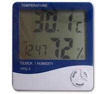 Large-screen electronic thermometer electronic temperature and humidity meter with alarm clock