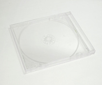 High quality transparent disc box thickened square disc box thick VCD box single disc thick DVD disc box