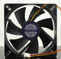 Mute DC12V 12CM12cm 12025 computer fan chassis fan power supply fan net cover