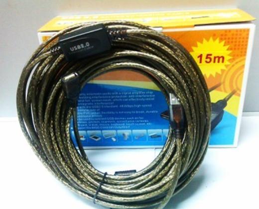 Extreme speed version USB2 015 m extension cord 128 PURE COPPER 15 m USB extension cord with signal amplifier