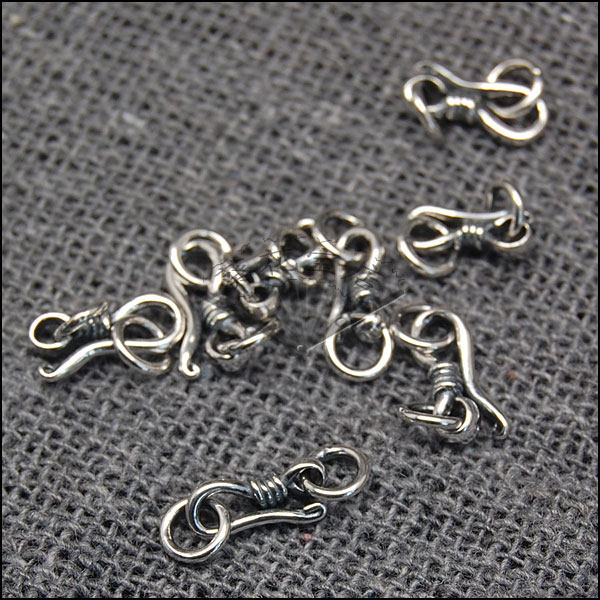 Sunflower Treasure Shop Brand New Popularity 925 Pure Necklace Handmade Feet Chain Cingulum 2 Rings Buckle Silver Accessories DIY Ornament Tailbuckle