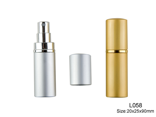 Perfume spray bottle aluminum perfume bottle metal perfume bottle mouth red perfume water bottle split perfume bottle