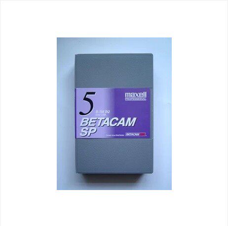 Analog tape maxell B-5 minutes BETACAM SP 5 minutes analog video tape Advertising tape