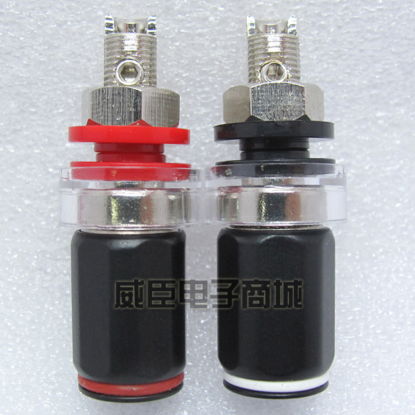 Speaker Power Amplifier Trumpeter Banana Plug Socket Free crystal binding post pure copper gold plated wiring terminal Imports