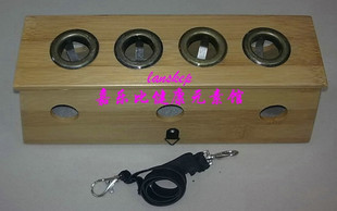 上宫氏 四孔竹制艾灸盒/温灸架