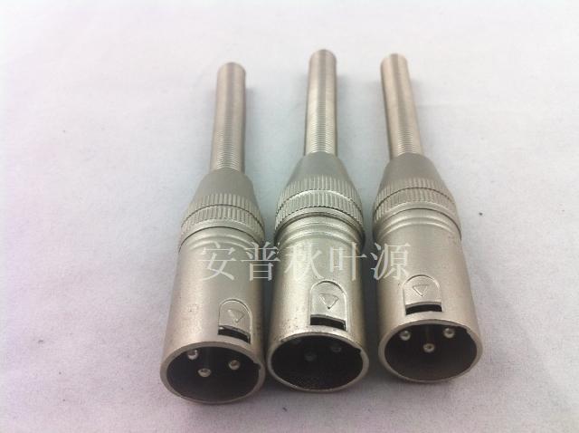 KTV Canon male microphone plug long tail anti-folding Kalong 3-core Kalong male parallel male plug Kalong male plug