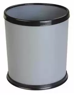 Hotel round plastic trash can Household room trash can lidless ktv bar trash can single-layer room bucket