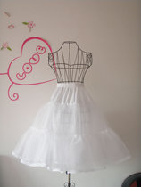 (Foreign trade monopoly) Medium-length A-type medium pontoon skirt support boneless support organza skirt support half-body bottoming skirt