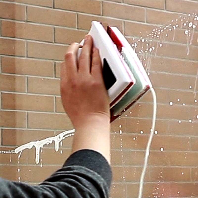 Super double-layer hollow glass wiper, high-rise double-sided scrubbing window cleaning tool, glass wiper