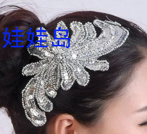 Competitive aerobics children's head flower hair ornaments Hair bands Dance headdresses