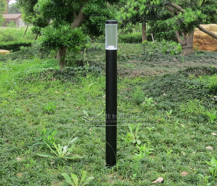 1 m high LED straw terrace lamp waterproof stainless steel courtyard lamp garden villa community outdoor street lamp outdoor column lamp