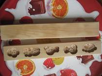 Exquisite grinding glue East baby dim sum mold rice cake mold biscuit mold a row of five cute Figure 1