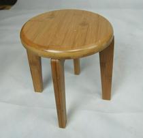 Nanzhu stool small bench Solid wood round stool Low stool Small stool sitting stool Wooden stool footstool Mazha pastoral