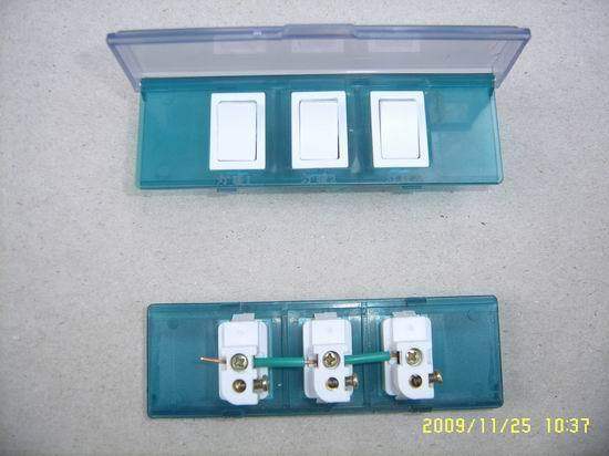 Heating bath switch hanging wall three lamp bath switch special switch