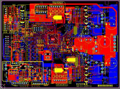 Circuit schematic drawing generation painting PCB board single-layer double-layer four-layer board design hardware altium