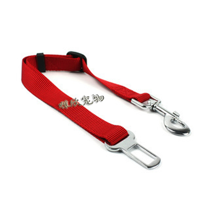 Monochrome Nylon Car Harness Pet Leash Leash Dog Leash Dog Car Seat Belt