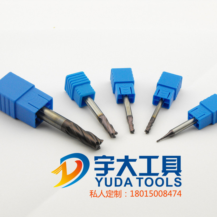 Wholesale 50 ° lengthened tungsten steel milling cutter tungsten steel high-speed knife tungsten steel numerical control knife D4-16mm 4F