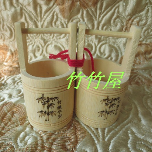 Natural bamboo craft bucket of bamboo bamboo bamboo bamboo crafts bamboo crafts