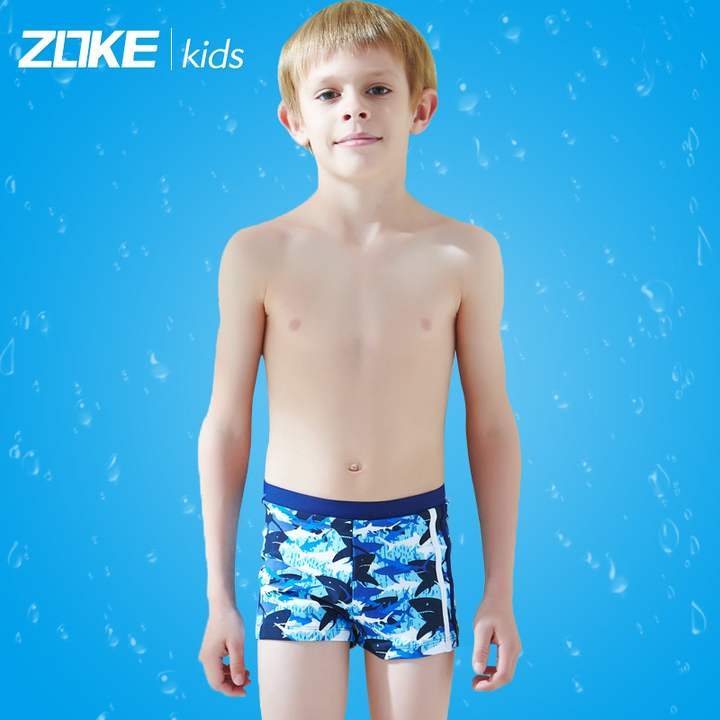 ZOKE Zhouke children's swimming trunks large and mediumsized boys