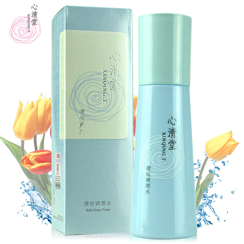 正品新心清堂清痘调理水120ml清爽痘痘收毛孔紧致补水保湿爽肤水