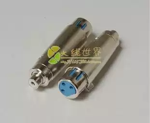 Audio adapter cannon female to AV female terminal microphone to lotus plug cannon female to AV female