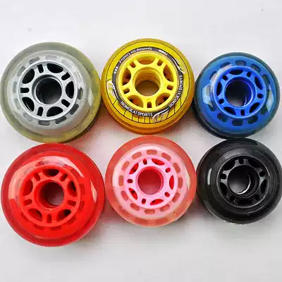 HK ice skating roller skating roller skates accessories skateboard Pu wheel high-elastic wear-resistant wheel Brush Street brake inline wheel