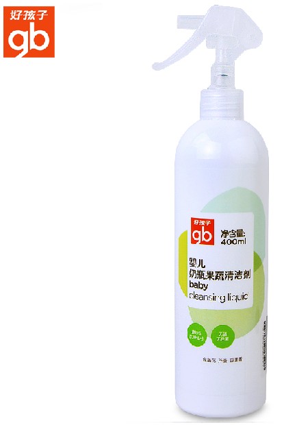 好孩子植物精华浓缩婴儿奶瓶果蔬清洁剂400ml X1108