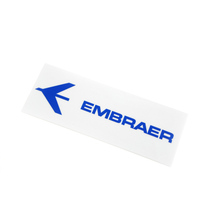 I love flying) Brazilian aircraft manufacturing strip waterproof car sticker travel pull bar box sticker